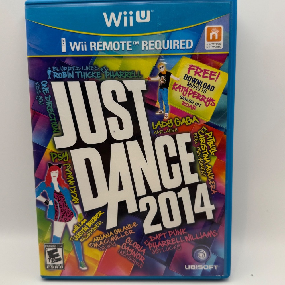 Just Dance 2014 Nintendo Wii U Game Ubisoft WUP P AJSE Music Dance E10+
